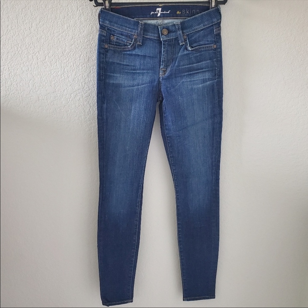 7 for all mankind the skinny jeans